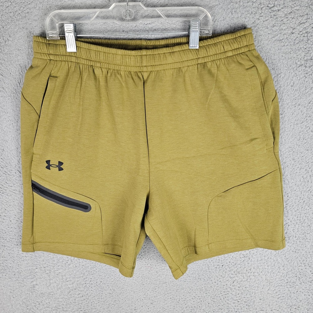 Under Armour Shorts Mens Large Unstoppable Fleece 7" Athletic 1379809